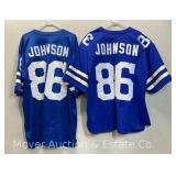 (2) Manuel Johnson No. 86 Dallas Cowboys Jerseys