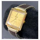 Benrus Men's Wristwatch, Gold Plated Case