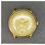 Benrus Men's Wristwatch, 25 Jewel Movement, Self Winding, Gold Plated Case, No Strap