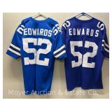 (2) Dave Edwards No. 52 Dallas Cowboys Jerseys