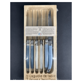 New (6) Piece Laguiole French Steak Knife Set, Sealed in Plastic