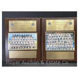 1971 and 1977 Dallas Cowboys Super Bowl Plaques, 16'x13'