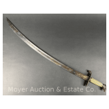 Antique Saber, Eagle Tipped Hilt, 33' Long