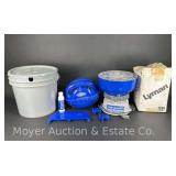 Frankford Arsenal Quick-N-EZ Case Tumbler, Sifter Bucket and Lyman Media