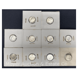 (10) Roosevelt Silver Dimes