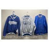 (3) Vintage Dallas Cowboys Windbreakers and Jackets, Size XL