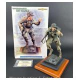 The Collectors Showcase Captain 101st Airborne 506PIR Easy Company, 1/6th Scale, Limited Edition: 500, 11.5” Tall