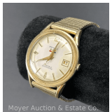 Benrus Men's Wristwatch, 39 Jewel Movement, Self Winding, 10k Gold Filled Case