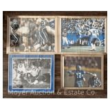 (4) Framed Dallas Cowboys Photographs and Posters, One Signed