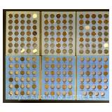 (4) Lincoln Cent Collector Books, Starting at 1909, Partially Complete