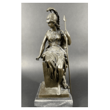 Bronze Statue of Athena, Artist Signed on Back, 16'h
