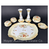 (7) Piece China Dresser Set, Antique