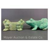 McCoy Pottery Frog Planter with Other, 7.5'-8.5'w