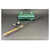 Ugly Stick Fishing Pole with Tackle Box and Contents