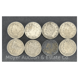 (8) V Nickels