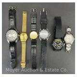 (6) Mens Wrist Watches