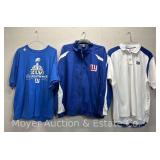 New York Giants T-Shirt, Polo and Windbreaker, 2XL and 4XL