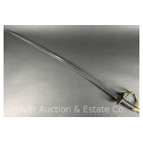Saber with Sheath, Marked 'India', 42' Long