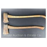 (2) Axes, One Marked Worth, 30'-34'
