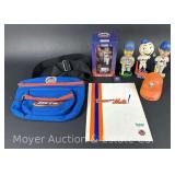 (4) New York Mets Bobble Heats, Fanny Pack, Mini Helmets, Etc.