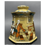 Buffalo Pottery 'Deldare' Humidor, 7.5'h