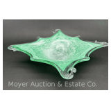 Art Glass Centerpiece Bowl, 16'w