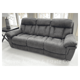 Sofa, 2 Reclining Seats, Manuf. 2022, 89"w