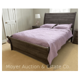 Queen Size Sleigh Bed Frame, Mattress and Boxspring Sell Separately, 64.5"w