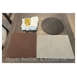 Group of Placemats, Fabric Napkins, and Napkin Rings