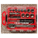Craftsman SAE Socket Set in Carry Case