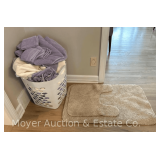 Group of Bath Towels, Hand Towels, Washcloths, and Rugs
