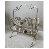 Magazine Rack, Metal, 20"h