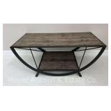Coffee Table, Metal Frame, 43"x22" Top, 18"h