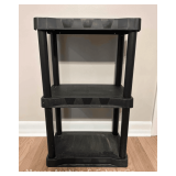 Plastic Storage Shelf, 19"x12"x32.5”h