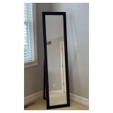 Full Length Floor Mirror, Some Wear to Frame, 63"x16"