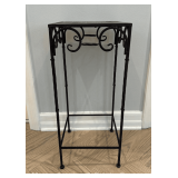 Plant Stand, Metal Frame, 12"x12"x27"h