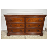 6 Drawer Dresser, 69"x18”x39”h