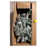 Faux Flocked Christmas Tree