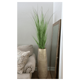 Faux Potted Grass, Approx. 6.5ft. Tall