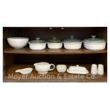 Group of Corningware Casserole Dishes and Other Serving-ware