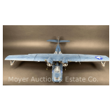 Large Balsa Wood Airplane Model, 44' Wingspan