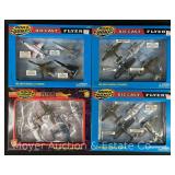 (4) Road Champs Die-Cast Airplane 4 Packs, with Original Boxes