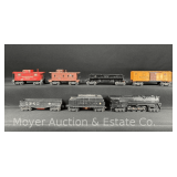 Lionel Freight Set: No. 671 Die-cast Steam Locomotive with 4671W Tender, 5459, 4454, 4452, 4357, and 2457 Freight Cars with Transformer