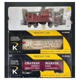 (3) K-Line Freight Cars, 2 with Original Boxes