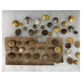 Group of Asst. Railroad Buttons