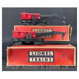 (2) Lionel No. 6560 Operating Work Cranes, with Original Boxes