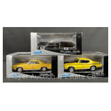 (3) Welly 1:26/1:27 Scale Die-Cast Models, in Original Boxes