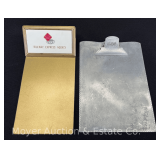 Railway Express Agency Clip Board and Aluminum B&O Clip Board