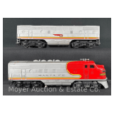 Lionel No. 2243 Santa Fe Diesel AA Set, with Original Boxes