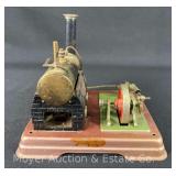 Fleischmann Model Steam Engine, 6"x7" Base